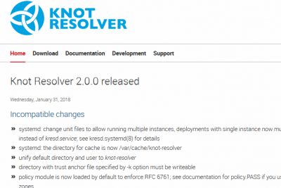 Screenshot-2018-2-3 Knot Resolver 2 0 0 released – Knot Resolver