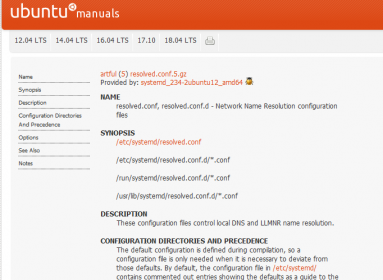 Screenshot-2018-4-29 Ubuntu Manpage resolved conf, resolved conf d - Network Name Resolution configuration